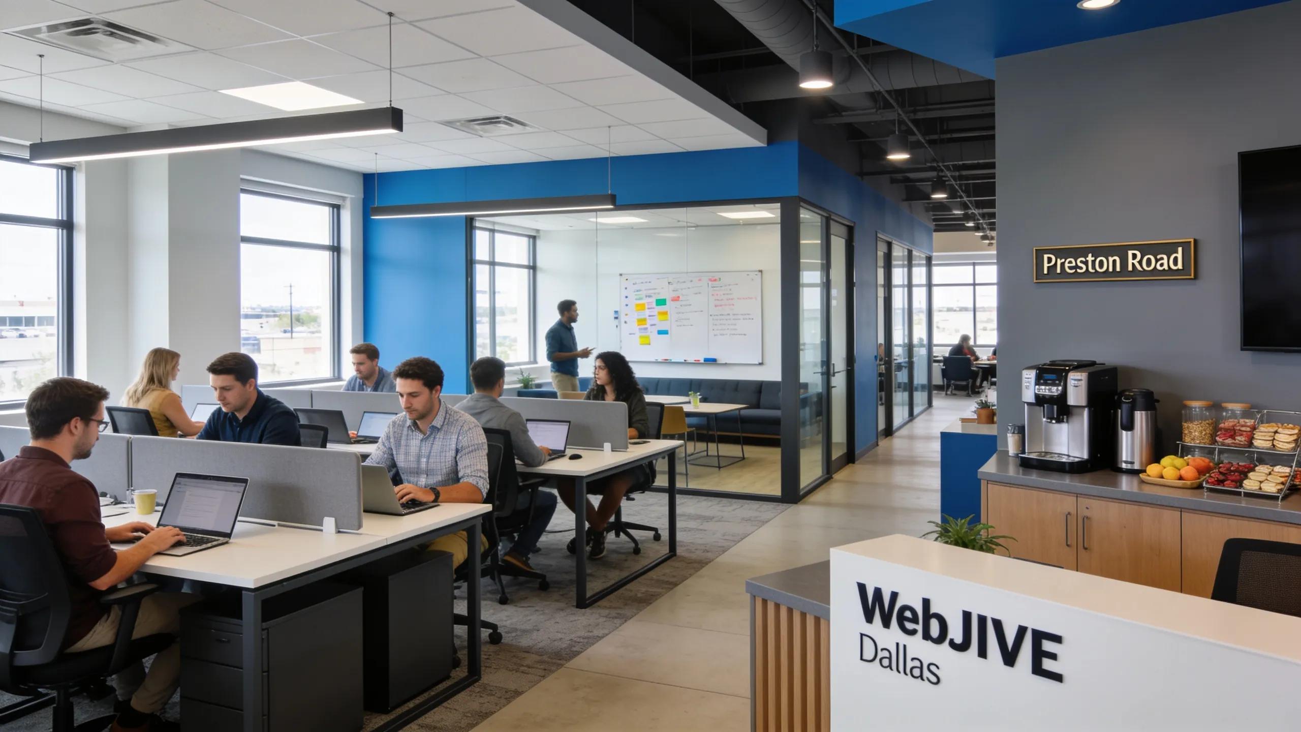 Dallas Digital Marketing Agency Expansion: WebJIVE Opens New Preston Road Office to Enhance Texas SEO & Web DesignServices