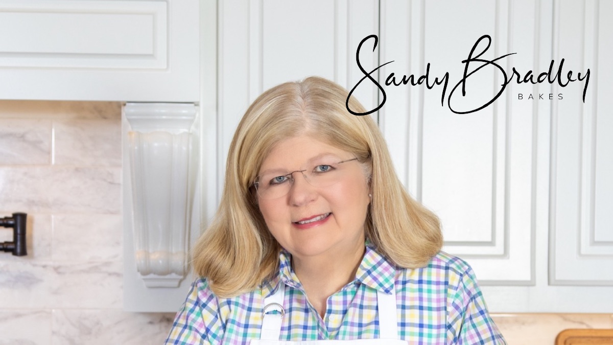 Sandy Bradley Bakes website homepage — built by WebJIVE