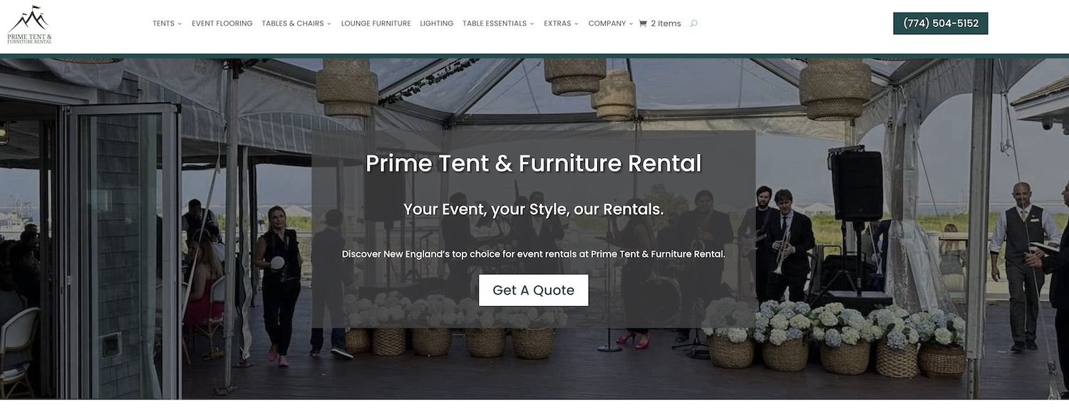 SEO Case Study: Fixing a Competitor’s Bad SEO for A New England Event Rental Company